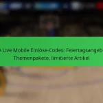NBA Live Mobile Einlöse-Codes: Feiertagsangebote, Themenpakete, limitierte Artikel