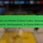 NBA Live Mobile Einlöse-Codes: Saisonale Events, Werbepakete, In-Game-Währung