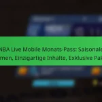 NBA Live Mobile Monats-Pass: Saisonale Themen, Einzigartige Inhalte, Exklusive Pakete